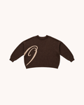 OSSO SCRIPT KNIT (CHOCOLATE)