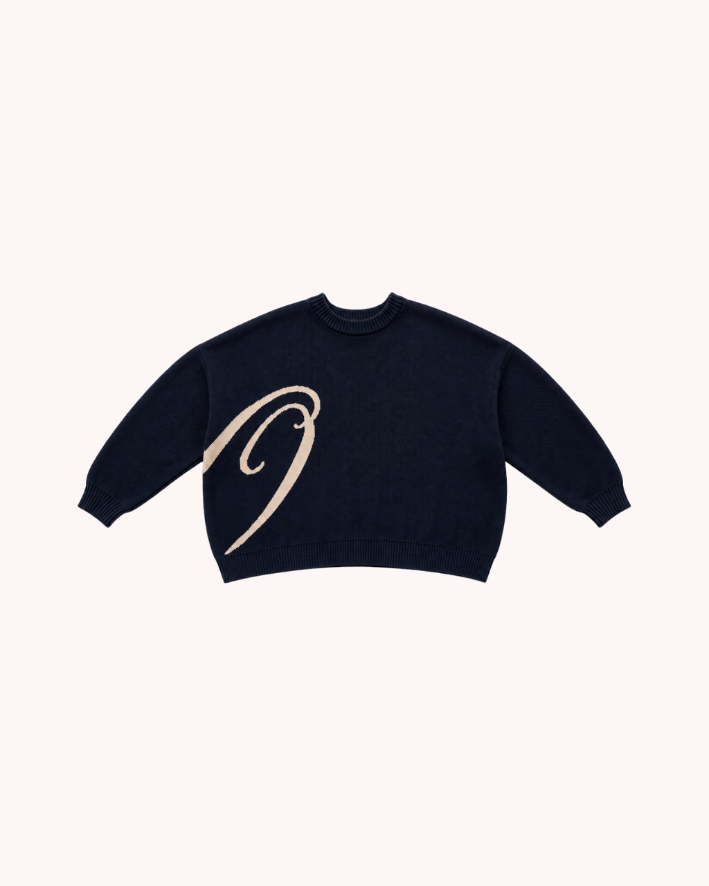 OSSO SCRIPT KNIT (NAVY)